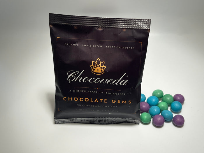 Chocolate Gems — Milk Chocolate & Sea Salt