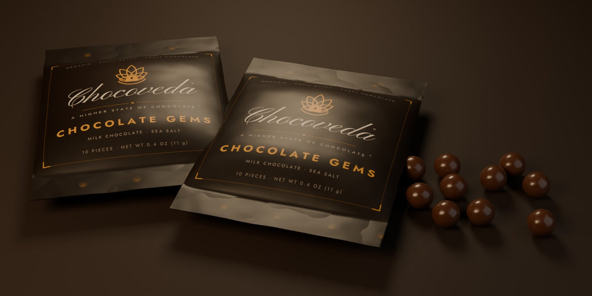 Chocoveda Chocolate Gems packs with gems (render)